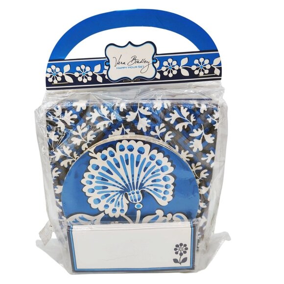 Napkins Coasters Placecards Vera Bradley Blue Lagoon Happy Hour Drinking Party - Picture 1 of 16